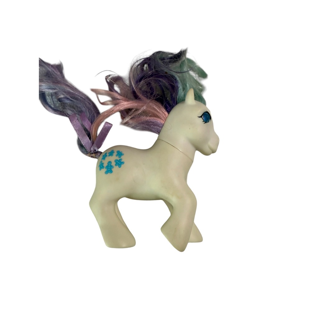 My Little Pony G3 Gingerbread White Jewel Eye Blue Gingerbread Man Cutie Mark